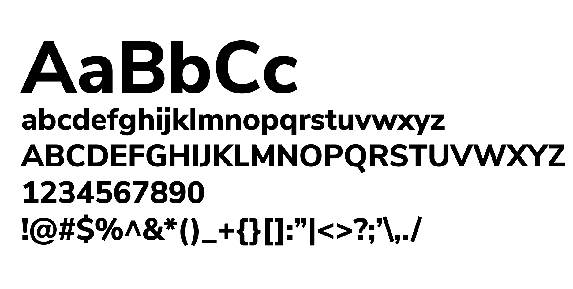 nunito sans extrabold