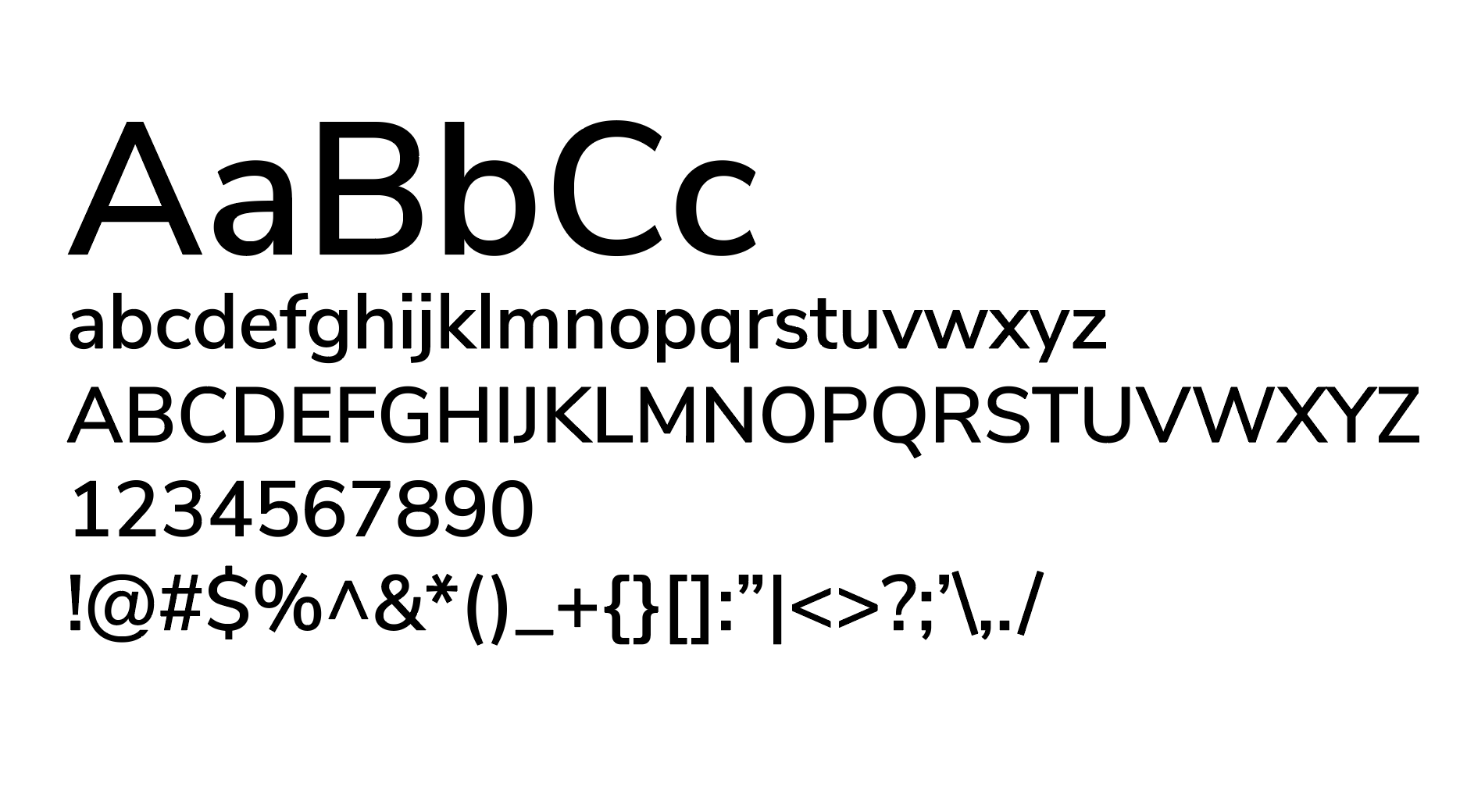 nunito sans semibold